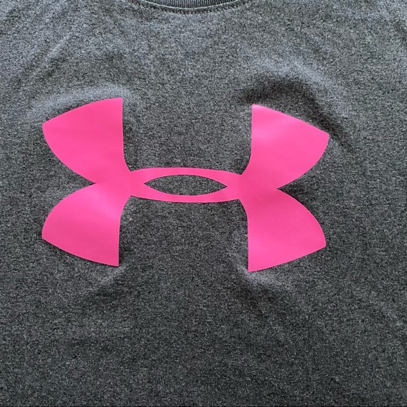 Under Armour | Girls Big Logo Heat Gear Shirt - Picture 2 of 5
